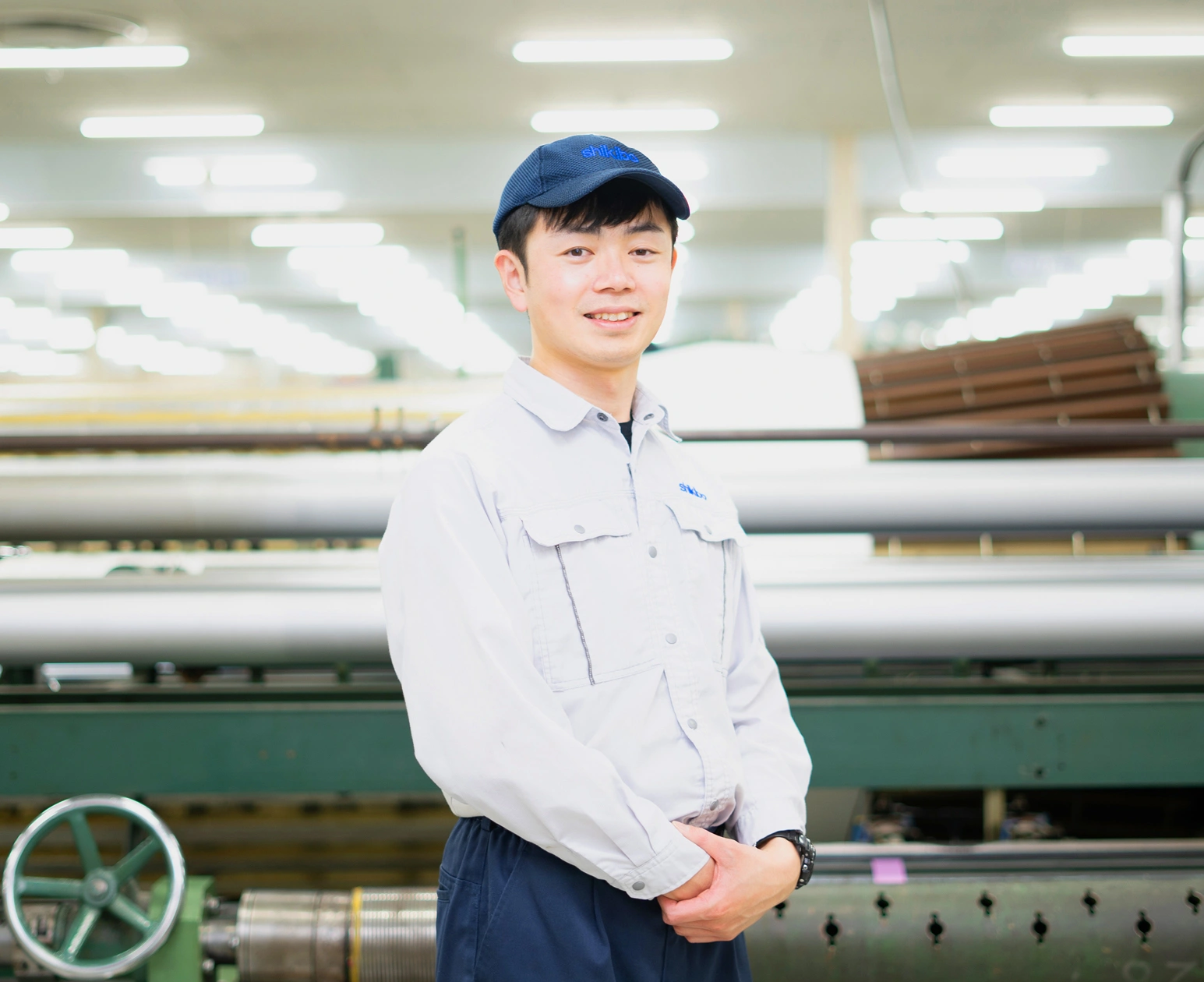 シキボウで働くキャリア入社者 - 2023年入社・産業資材部門・フィルタークロス製造（準備係）