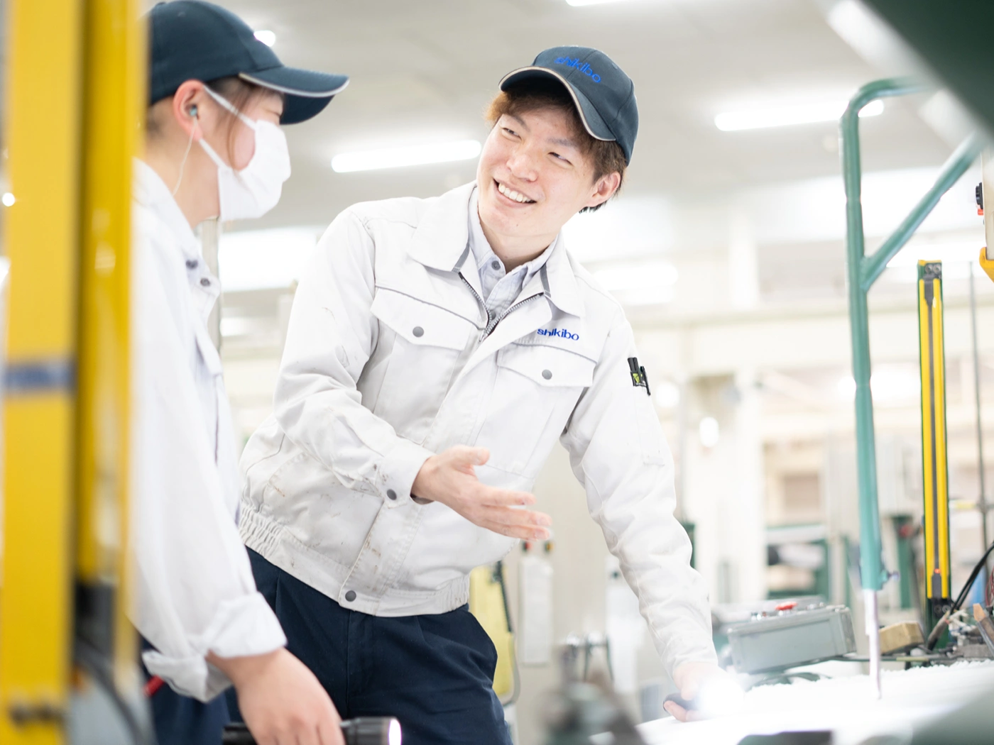 シキボウで働くキャリア入社者 - 2023年入社・産業資材部門・フィルタークロス製造（織布係）