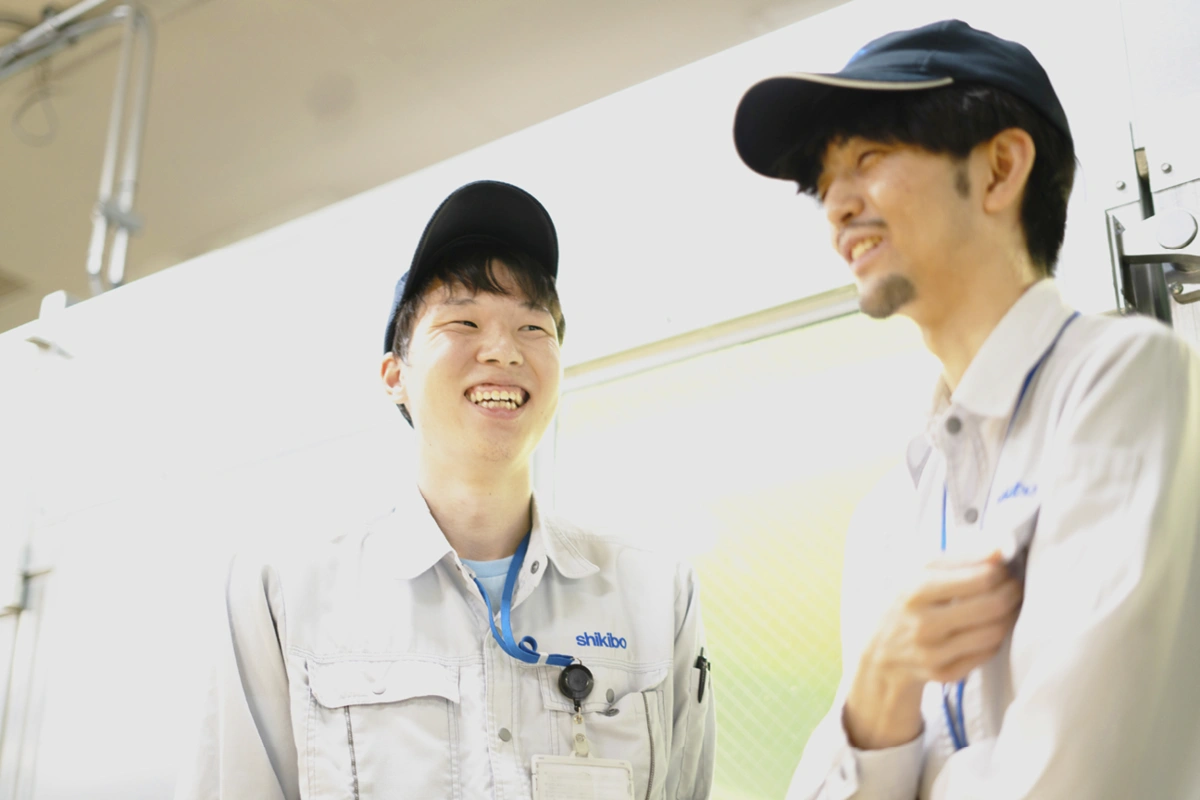 生産技術職は機械が大好きな社員が多いです。