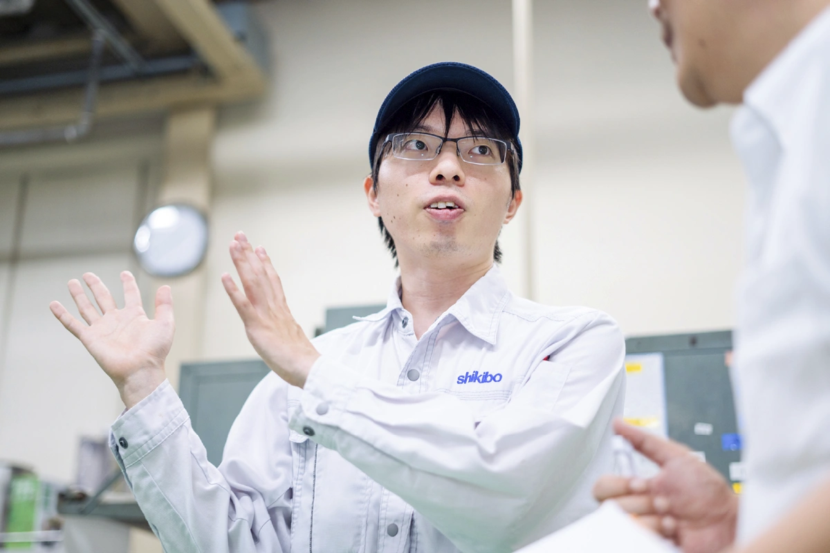 シキボウ江南では、高機能性加工の研究・開発を行っています。