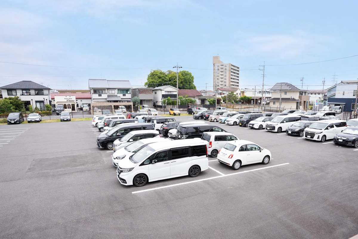 車通勤をしている社員も多いです。